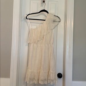One Shoulder Lace Dress